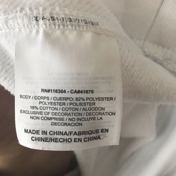 White Star CONVERSE sweatshirt size Small Like new - Picture 8 of 8